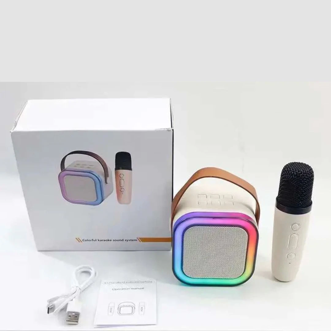 K12 Portable Karaoke Speaker with Wireless Microphone