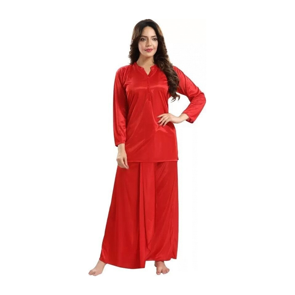 Top and Lungi Style Night Dress Set for Women