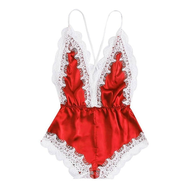 Silk Satin Romper Dress for Women