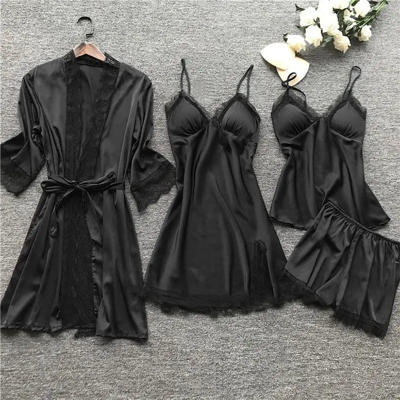 Elegant Women’s Silk Nightwear Set – Soft, Comfortable