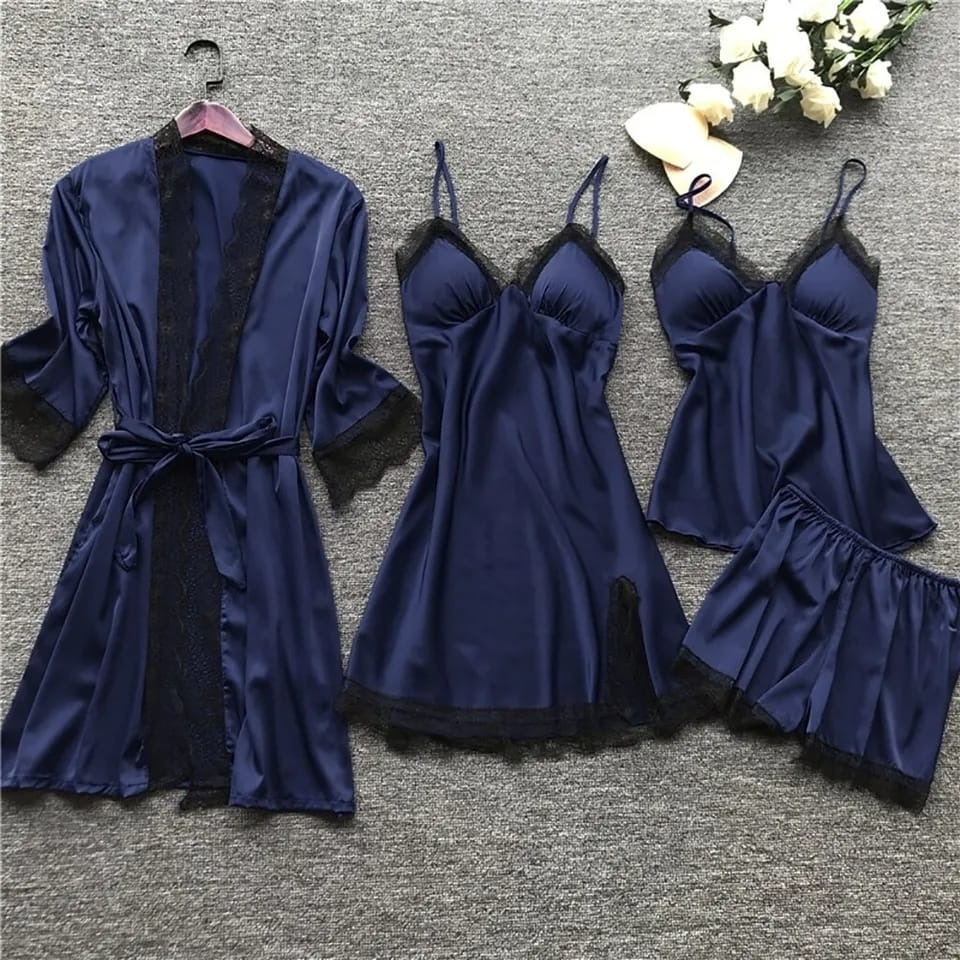 Elegant Women’s Silk Nightwear Set – Soft, Comfortable