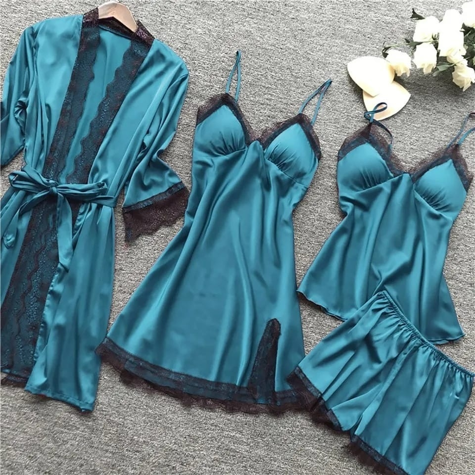 Elegant Women’s Silk Nightwear Set – Soft, Comfortable