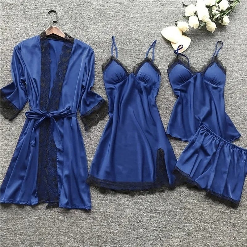 Elegant Women’s Silk Nightwear Set – Soft, Comfortable