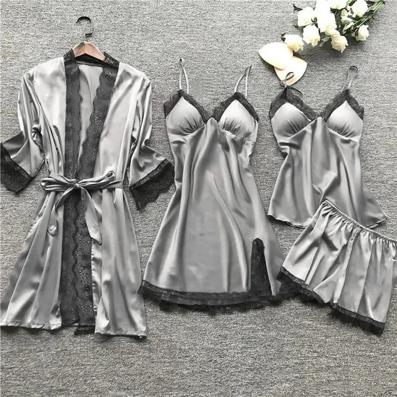 Elegant Women’s Silk Nightwear Set – Soft, Comfortable