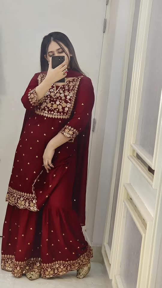 AC Cotton Garara Three Piece Set