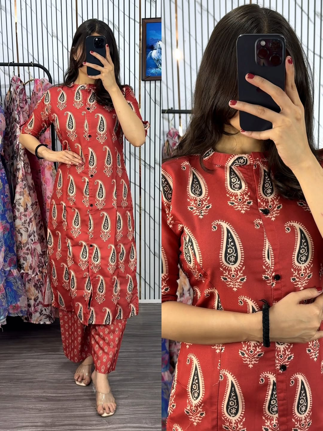 Readymade Two Piece Kurti Set