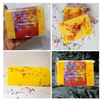 Hand Made Real Saffron Goat Milk Bar Soap 100gm