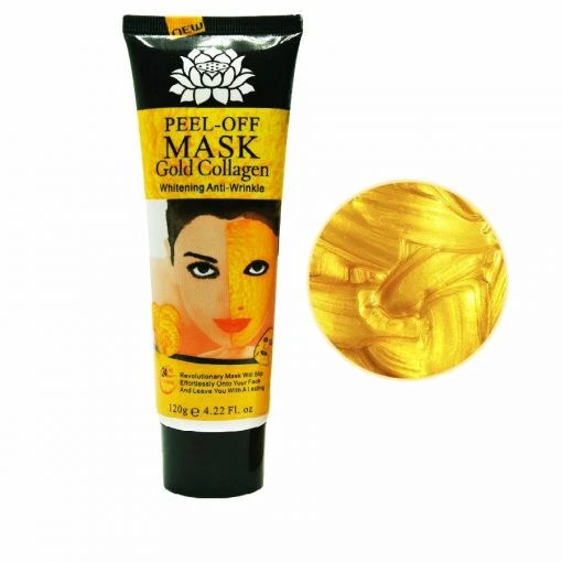 Gold Collagen Peel-off Facial Mask - Whitening, Anti-Wrinkle, Face Lifting & Moi