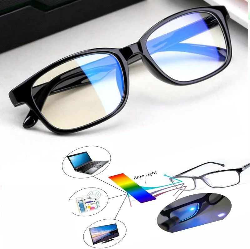 Blue cut lens with premium water drop Fream and A-O glass cleaner & testing kit 