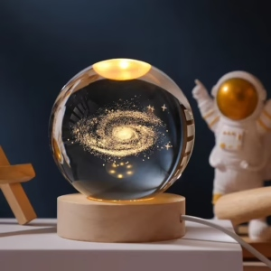 3D Crystal Ball - (7 Color Base)
