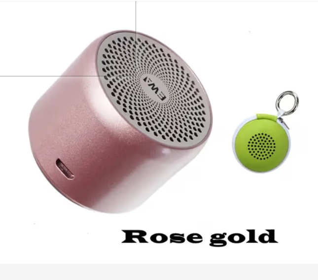 Ewa A106 Pro Mini – Rose Gold Bluetooth Speaker