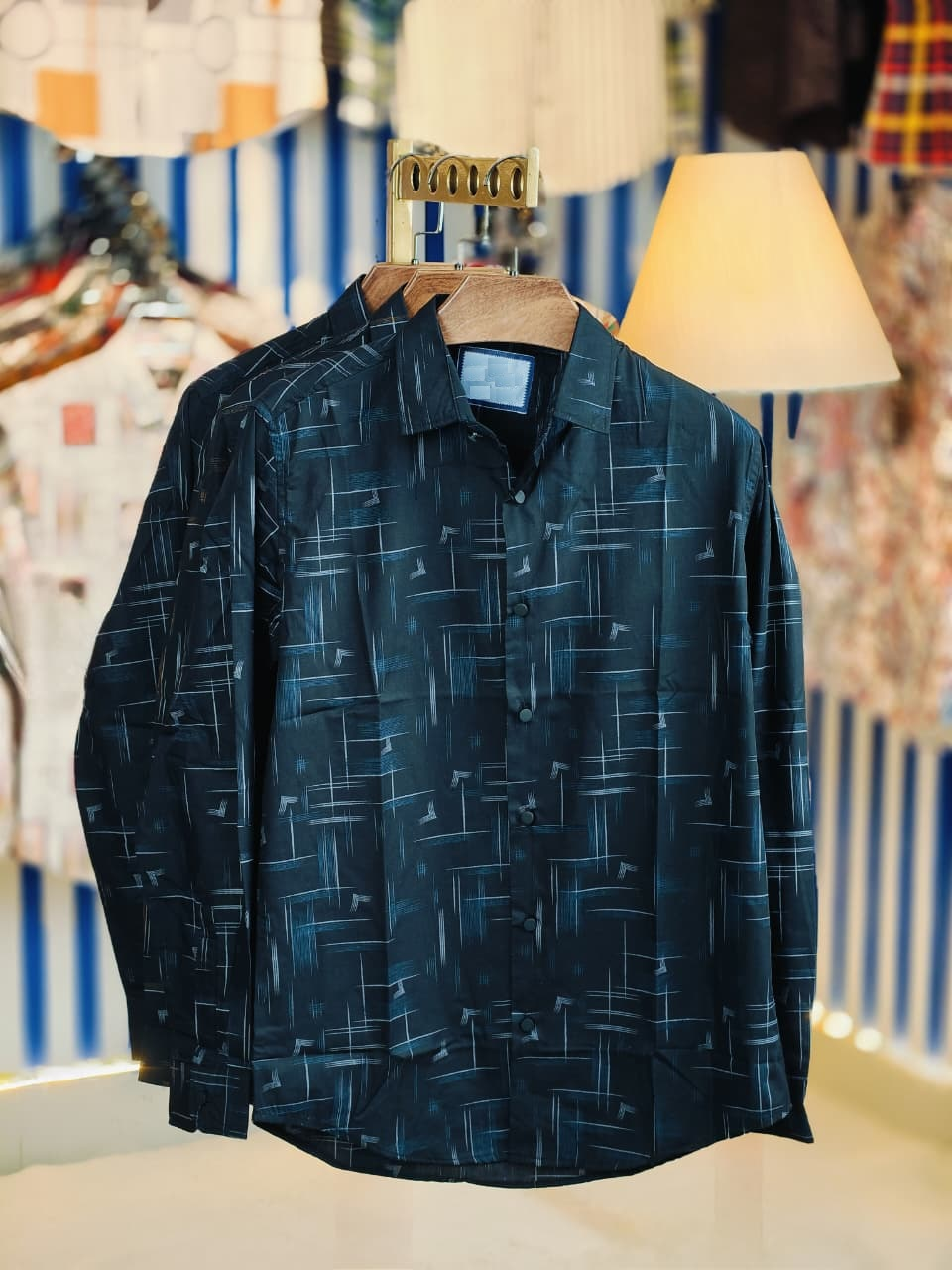 Classic Black Full Sleeve Pure Cotton Shirt