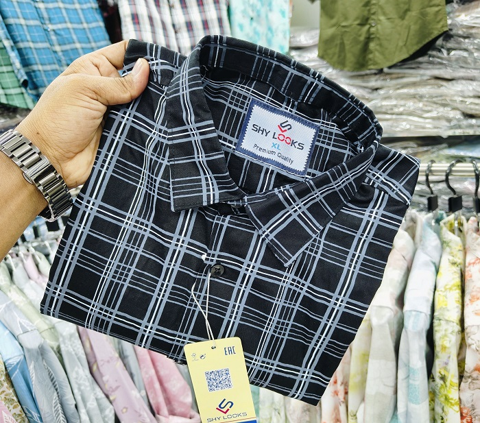 Soft Pure Cotton Full Sleeve Check Shirt for Men