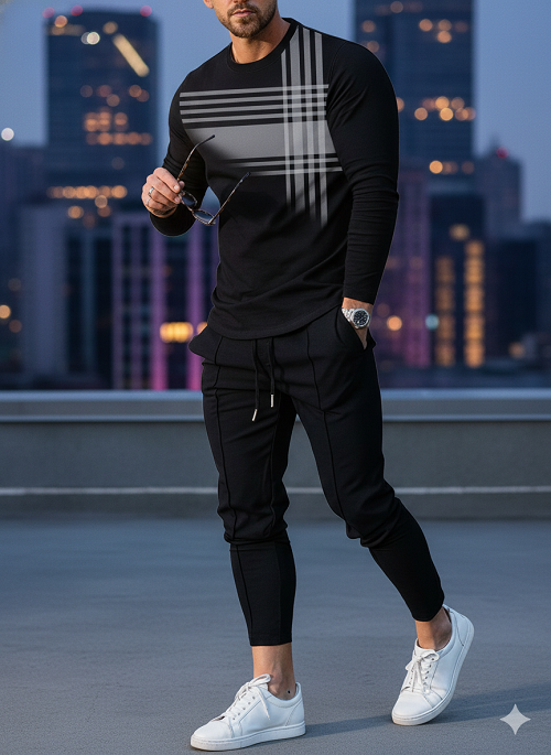 Premium Quality Full Sleeve Tshirt & Trouser Set