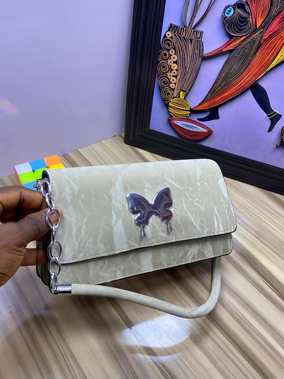 Beautiful Butterfly Design Ladies Bag