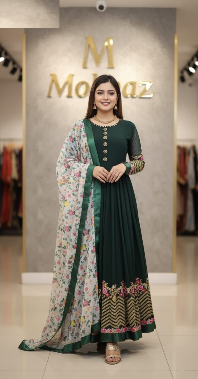 Jorjet Embroidery Party Dress for Woman