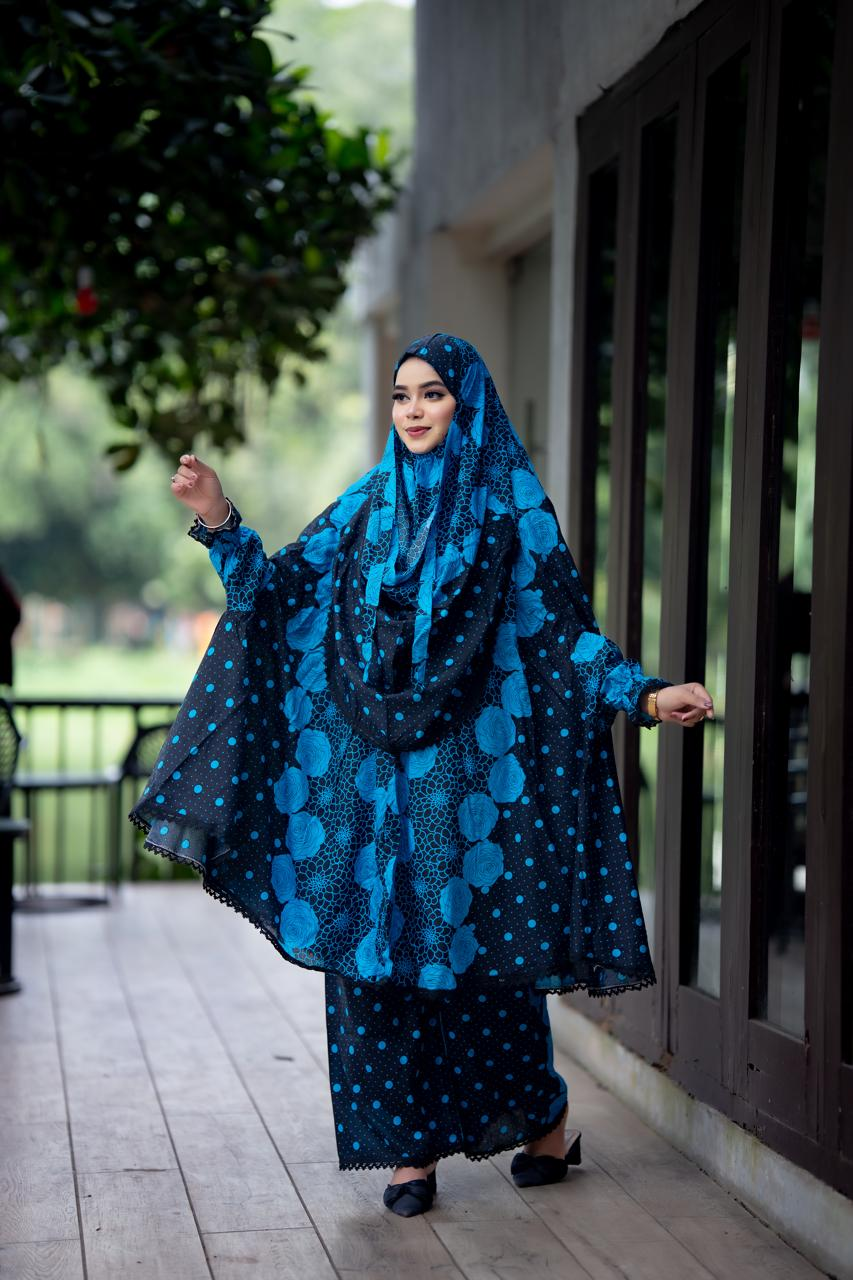 Lightweight Plaju Khimar Set for Daily Comfort