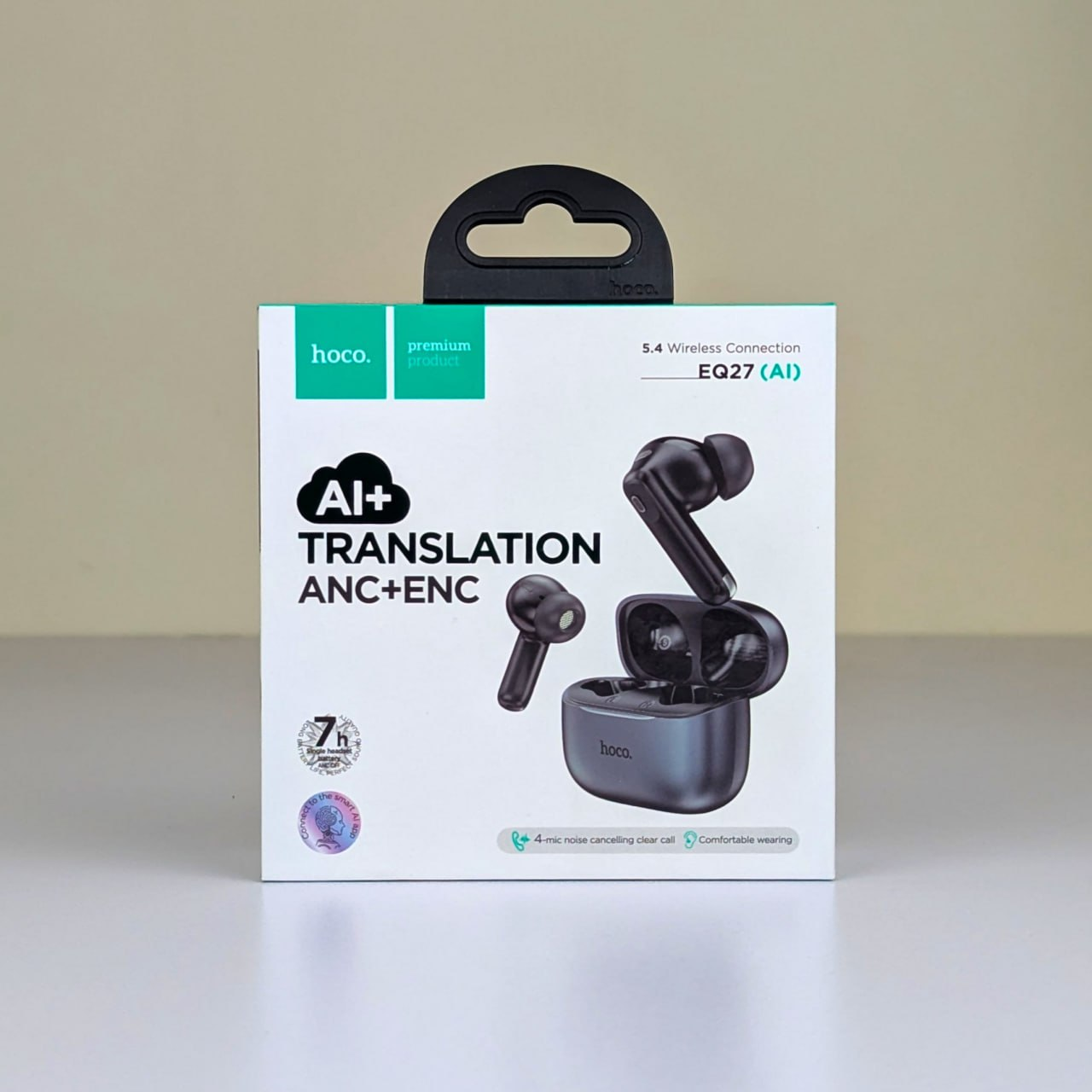 EQ27 Fun AI Translation Earbuds ANC+ENC Noise Reduction