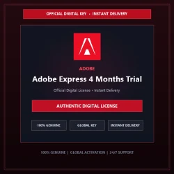 Adobe Express 4 Months Trial | Official Digital License