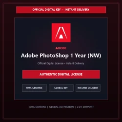 Adobe PhotoShop 1 Year (NW) | Official Digital License