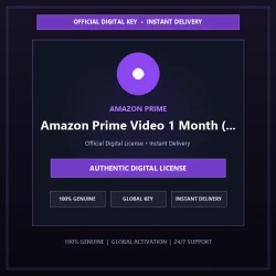 Amazon Prime Video 1 Month (25DW) | Official Digital License
