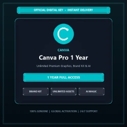 Canva Pro 1 Year Subscription | Unlimited Graphics & Brand Kit