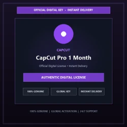 CapCut Pro 1 Month | Official Digital License