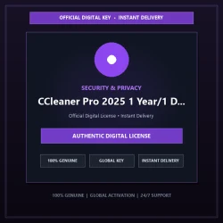 CCleaner Pro 2025 1 Year/1 Device -Mac Key(Global) | Official Digital License