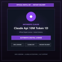 Claude Api 10M Token 1D | Official Digital License
