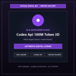 Codex Api 100M Token 3D | Official Digital License