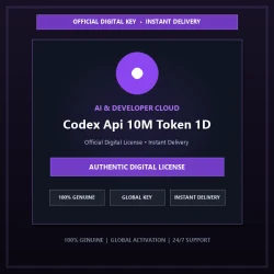 Codex Api 10M Token 1D | Official Digital License