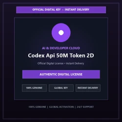 Codex Api 50M Token 2D | Official Digital License