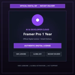 Framer Pro 1 Year | Official Digital License