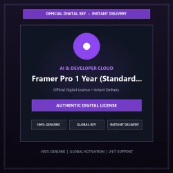 Framer Pro 1 Year (Standard Access) | Official Digital License