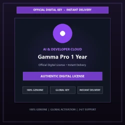 Gamma Pro 1 Year | Official Digital License
