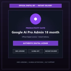 Google Ai Pro Admin 18 month | Official Digital License