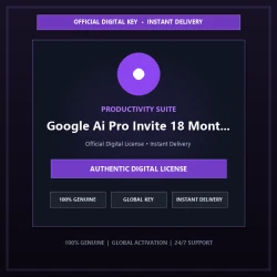 Google Ai Pro Invite 18 Month | Official Digital License