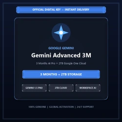 Google Gemini Advanced 3 Months | 2TB Google One Storage