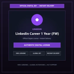 Linkedin Career 1 Year (FW) | Official Digital License
