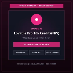 Lovable Pro 10k Credits(NW) | Official Digital License