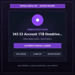 Microsoft 365 E3 Account 1TB Onedrive (Warranty: 90 day) | Official Digital Lice