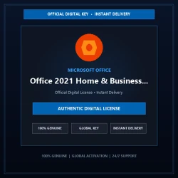 Microsoft Office 2021 Home & Business MAC Account Bind Key | Official Digital Li