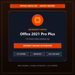 Microsoft Office 2021 Professional Plus (1 PC) | Instant Online Activation Key