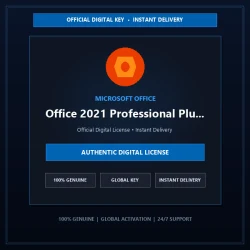Microsoft Office 2021 Professional Plus Account Bind Key 1PC | Official Digital 