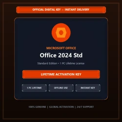 Microsoft Office 2024 Standard (1 PC) | Lifetime License Key