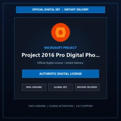 Microsoft Project 2016 Pro Digital Phone Activation | Official Digital License