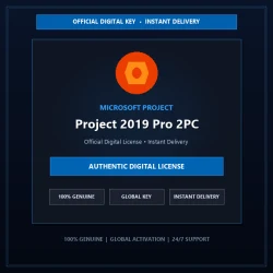 Microsoft Project 2019 Pro 2PC | Official Digital License