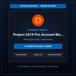 Microsoft Project 2019 Pro Account Bind Key | Official Digital License