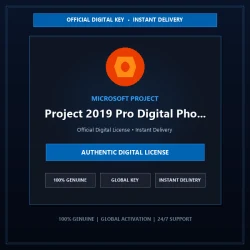 Microsoft Project 2019 Pro Digital Phone Activation | Official Digital License