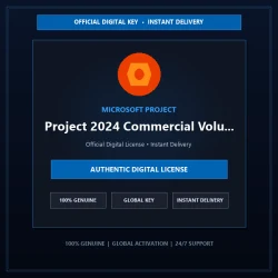 Microsoft Project 2024 Commercial Volume License (MAK) | Official Digital Licens